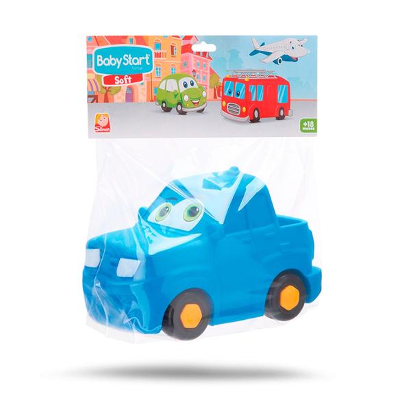 Caminhonete Baby Start Soft Carrinho Vinil Macio Para Bebês Silmar Brinquedos Imagem de Caminhonete Baby Start Soft Carrinho Vinil Macio Para Bebês Silmar Brinquedos