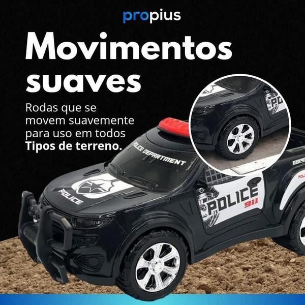 Imagem de Caminhonete Bombeiro Policia Miniatura Realista Colecionável