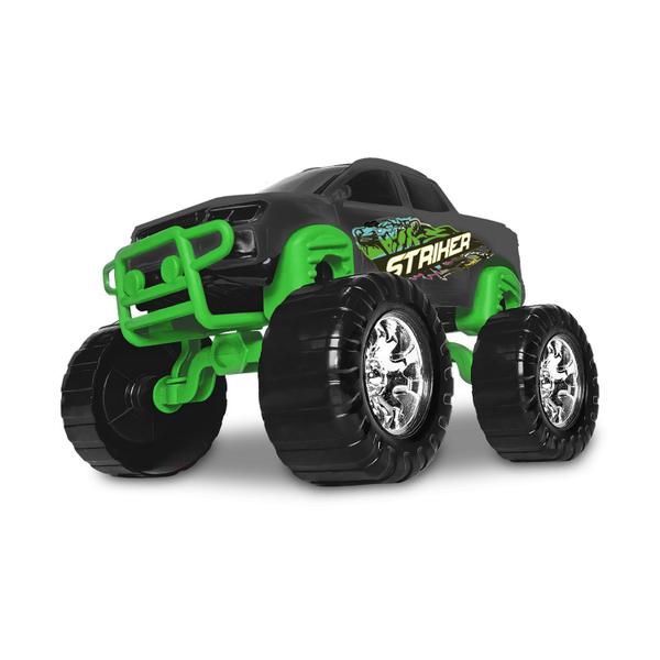 Imagem de Caminhonete Striker 4x4 Carrinho Rodas Grandes 0038 - Samba Toys