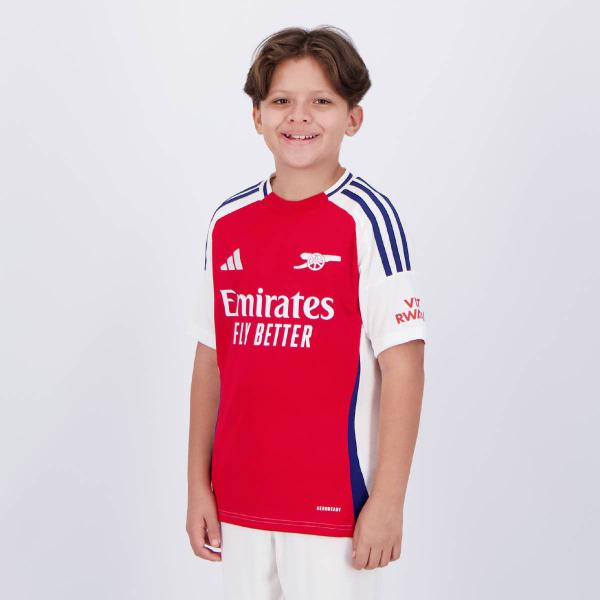 Imagem de Camisa Adidas Arsenal Home 2025 Juvenil