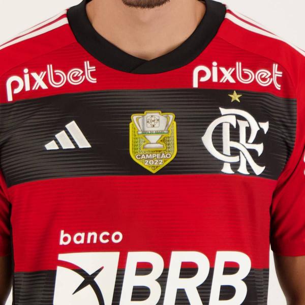 Imagem de Camisa Adidas Flamengo I 2023 Campeão Copa do Brasil 2022