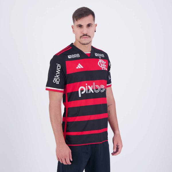 Imagem de Camisa Adidas Flamengo I 2024 Com Patrocínio