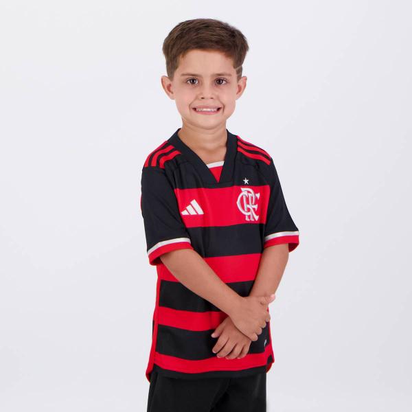 Imagem de Camisa Adidas Flamengo I 2024 Juvenil