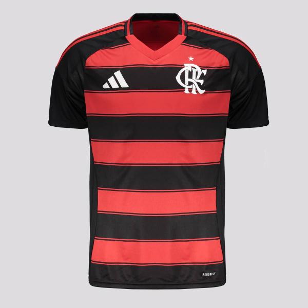 Camisa Adidas Flamengo I 2025 Camisa Adidas Flamengo I 2025