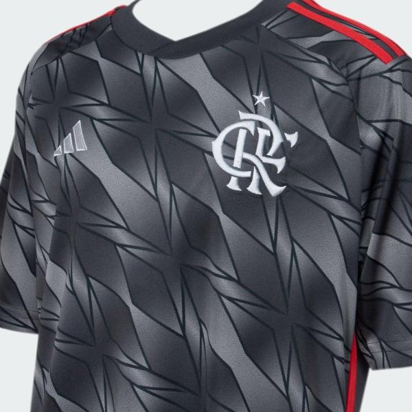 Imagem de Camisa Adidas Flamengo Uniforme 3 24/25 s/n Torcedor Infantil