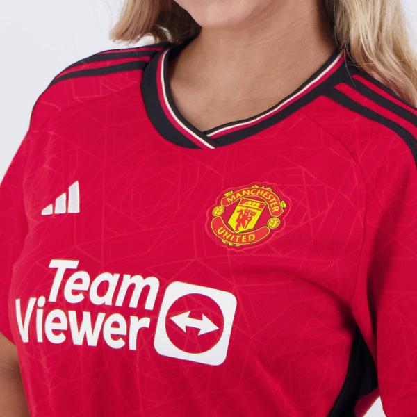 Imagem de Camisa Adidas Manchester United Home 2024 Feminina