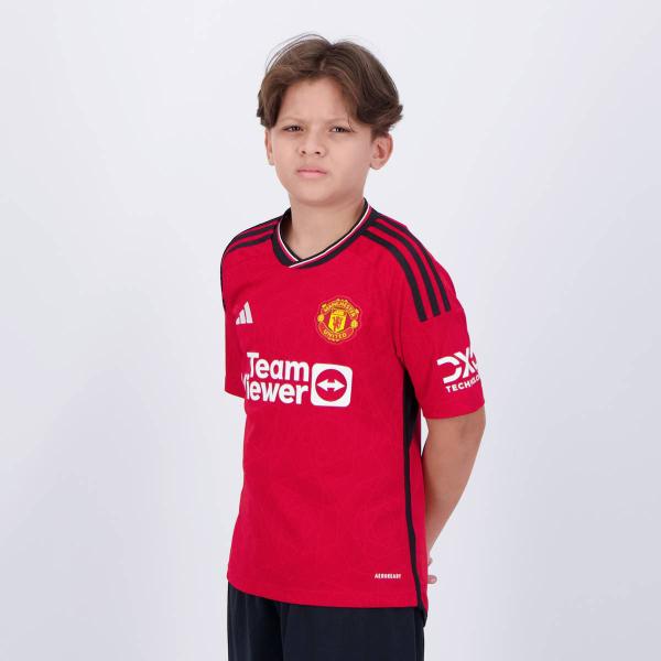 Imagem de Camisa Adidas Manchester United Home 2024 Juvenil