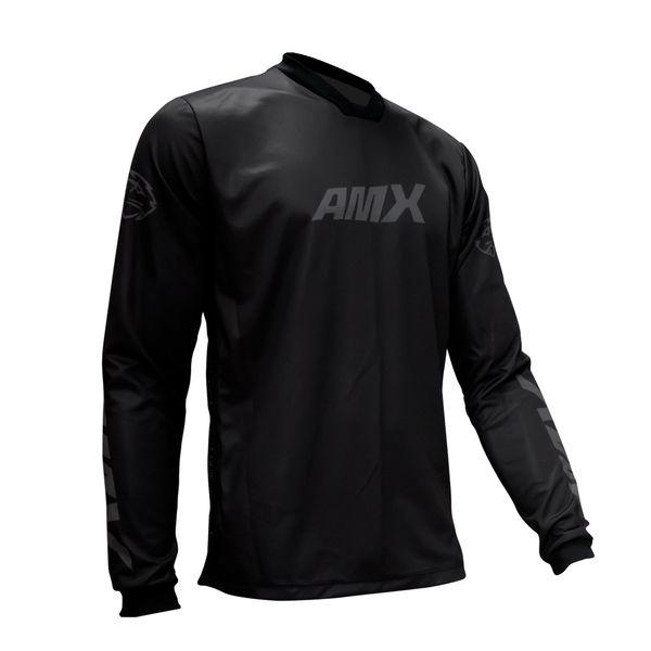 Imagem de Camisa Amx Prime Cross Preto Trilha Motocross