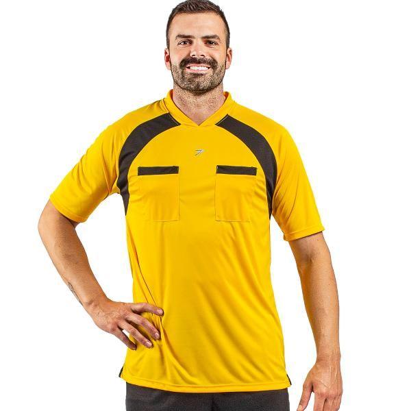 Imagem de **Camisa Árbitro Poker - Precisão, Conforto e Autoridade em Campo!**