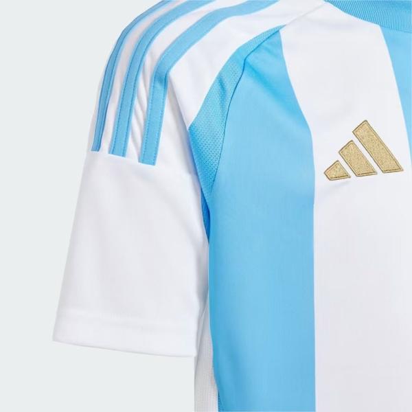 Imagem de Camisa Argentina I Adidas 2024 Infantil Branca/Azul