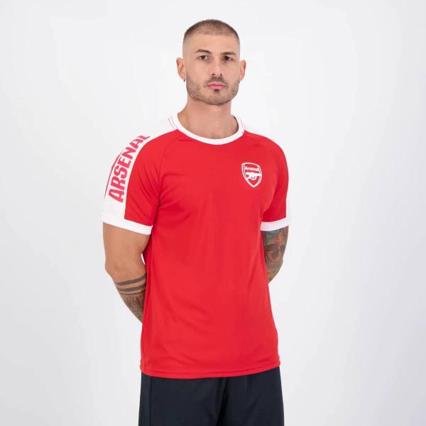 Camisa Arsenal Saka 7 Paint Vermelha - Spr Imagem de Camisa Arsenal Saka 7 Paint Vermelha