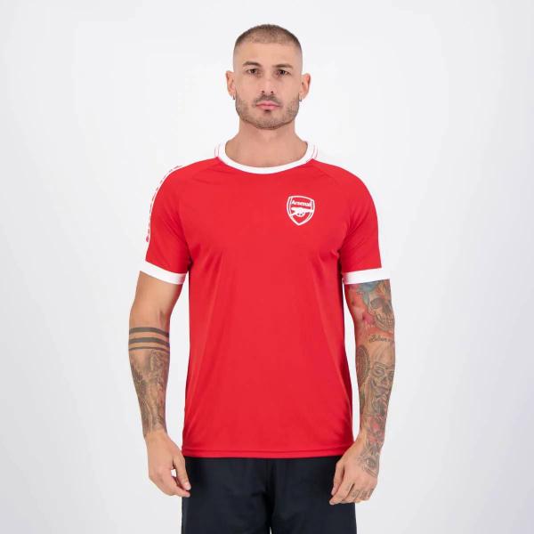 Camisa Arsenal Saka 7 Paint Vermelha - Spr Imagem de Camisa Arsenal Saka 7 Paint Vermelha