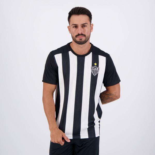 Imagem de Camisa Atlético Mineiro Comet Branca e preta