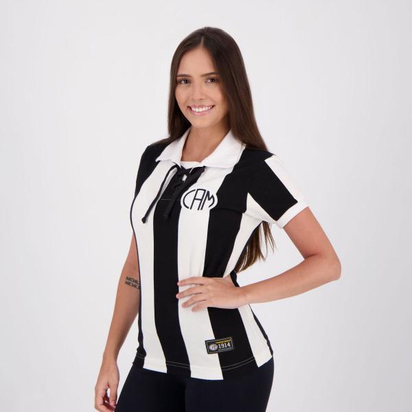 Imagem de Camisa Atlético Mineiro Retrô 1914 Cordinha Feminina