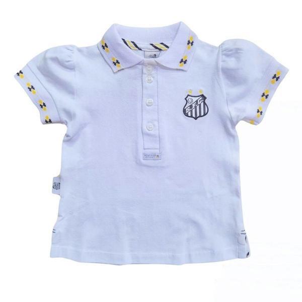 Imagem de Camisa Baby Look Santos Feminina Branca Oficial