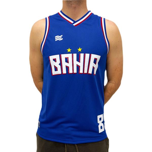 Imagem de Camisa Bahia Esquadrão Regata Basquete 88 Azul - Masculino