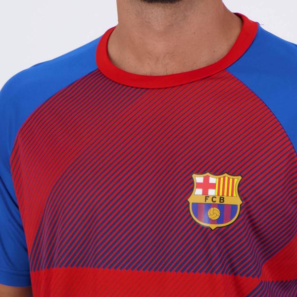 Imagem de Camisa Barcelona Dry Fit Azul e Vermelha