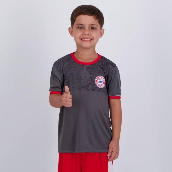 Imagem de Camisa Bayern de Munique Infantil Cinza