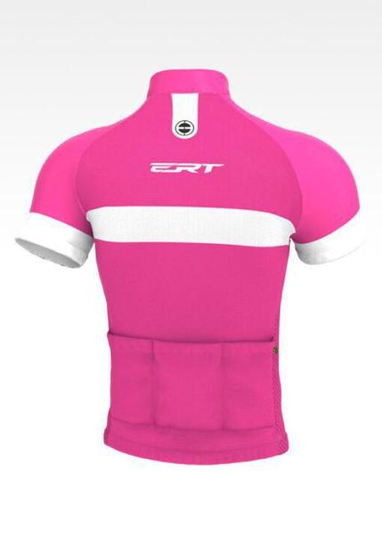 Imagem de Camisa Blusa Ciclismo Bike Ert (Classic) Rosa Stripe Pink