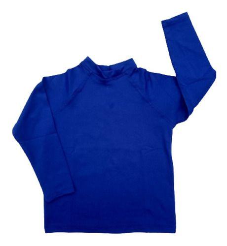 Imagem de Camisa Blusa Térmica Infantil Proteção Uv50 Tam 2 Ao 10