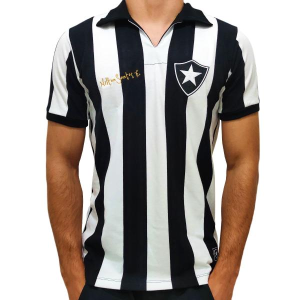 Imagem de Camisa Botafogo Retro Nilton Santos 1962 Listrada - Masculino