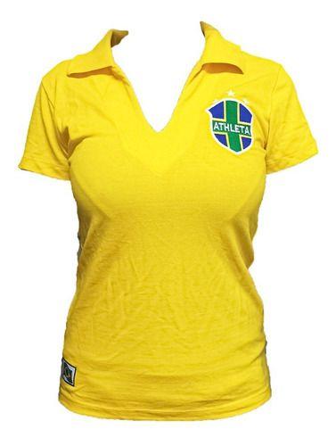 Imagem de Camisa Brasil 1970 Retro Original Copa Mundo Hexa Campeão