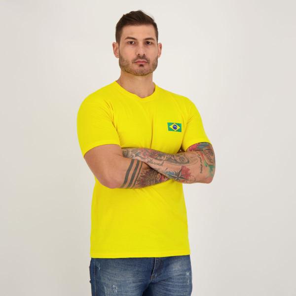 Imagem de Camisa Brasil 9 Richarlison Amarela