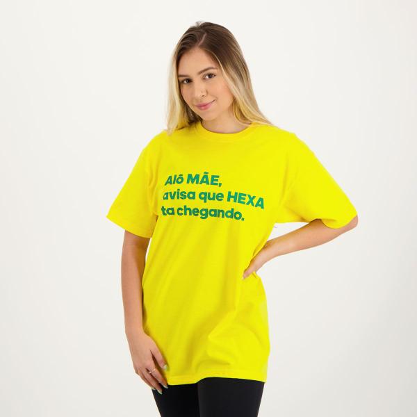 Imagem de Camisa Brasil Alô Mãe Amarela