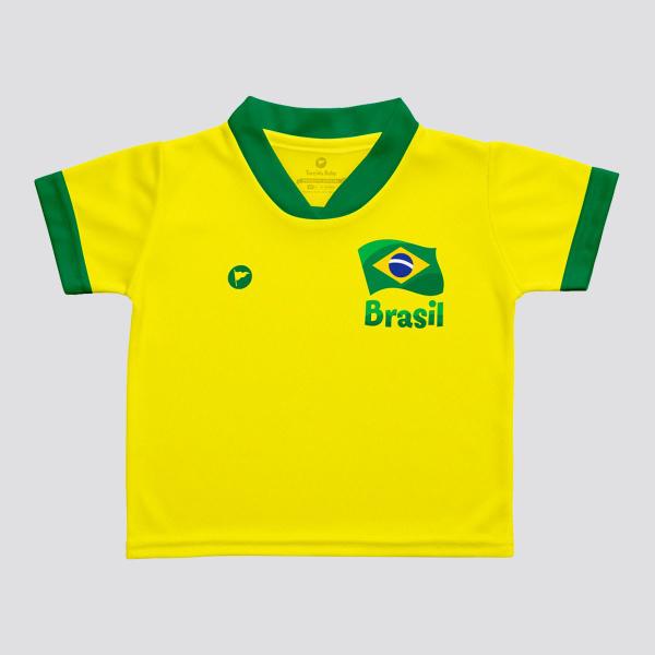 Imagem de Camisa Brasil Baby N10 Flag