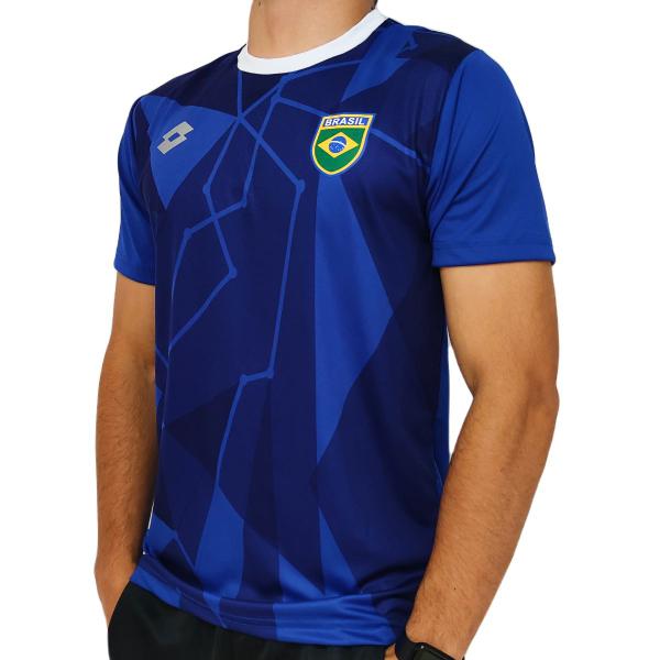 Imagem de Camisa Brasil Lotto Azul - Masculino