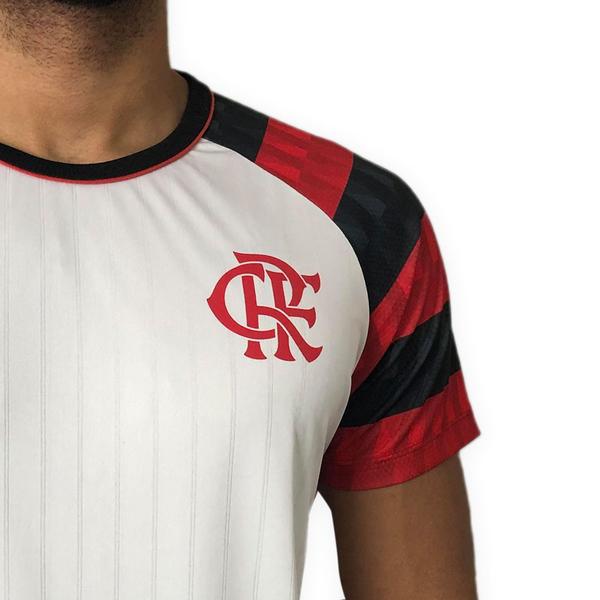 Imagem de Camisa Braziline Flamengo Sorority Masculina Branco Vermelho