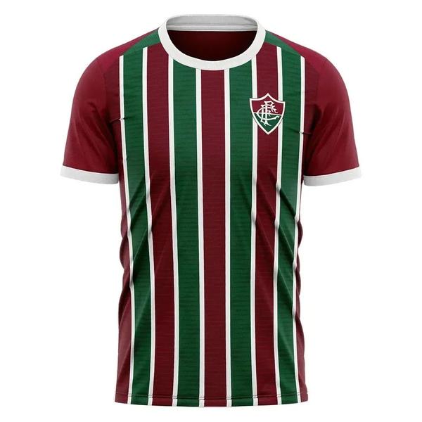 Camisa Braziline Fluminense Epoch Masculina Tricolor- Verde/Vinho Imagem de Camisa Braziline Fluminense Epoch Masculina Tricolor- Verde/Vinho