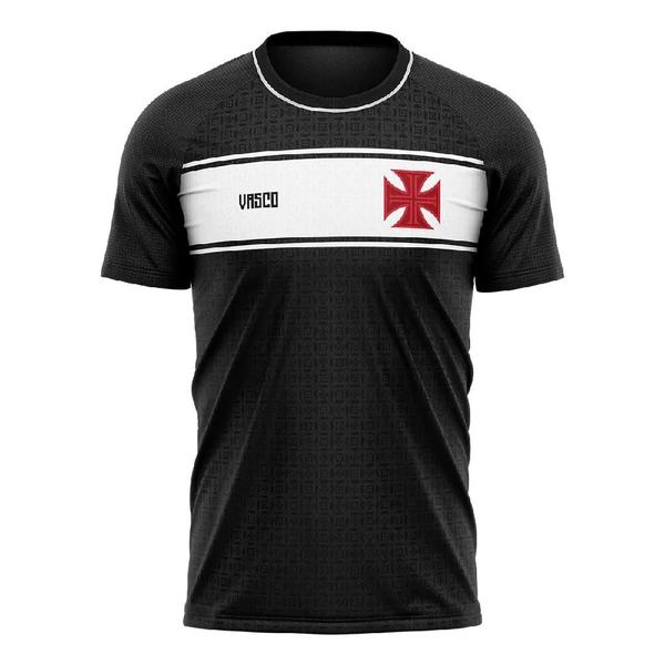 Imagem de Camisa Braziline Vasco Infantil Pristine - Preto