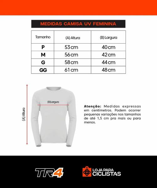 Imagem de Camisa Camiseta Feminina Térmica com Proteção UV 50+ Manga Longa 