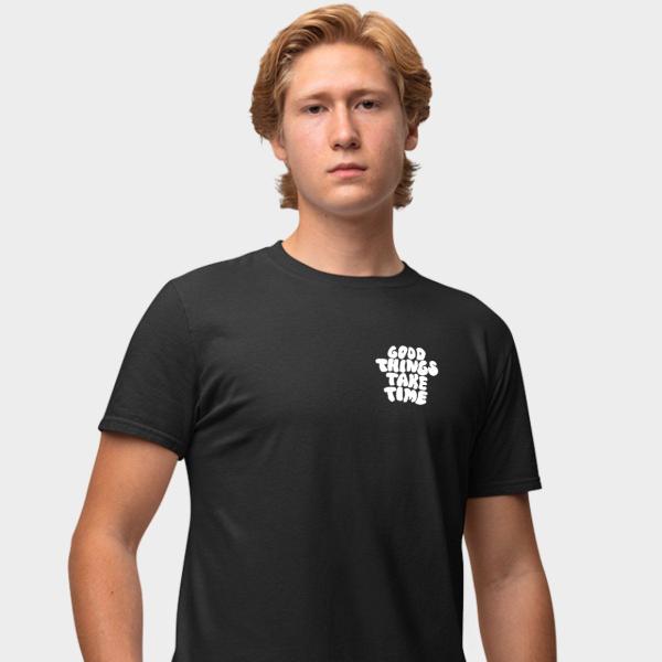 Imagem de Camisa Camiseta Genuine Grit Masculina Estampada Algodão 30.1 Good Things Take Time