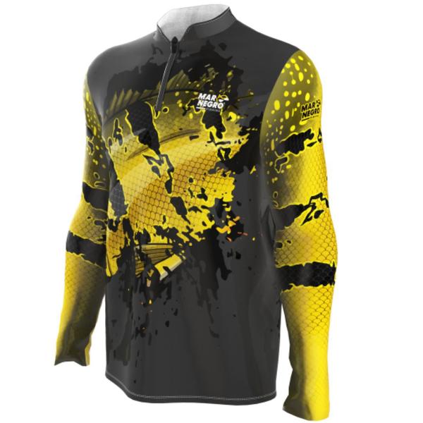 Imagem de Camisa Camiseta Masculina Pesca Mar Negro Tucuna Uv50 GG