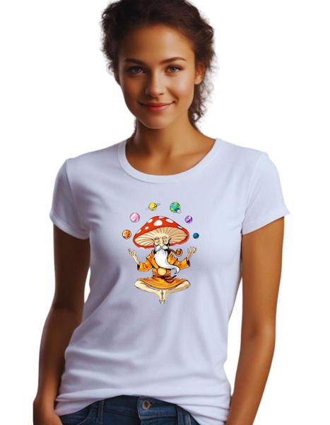 Imagem de Camisa Camiseta Meditação cogumelo md66