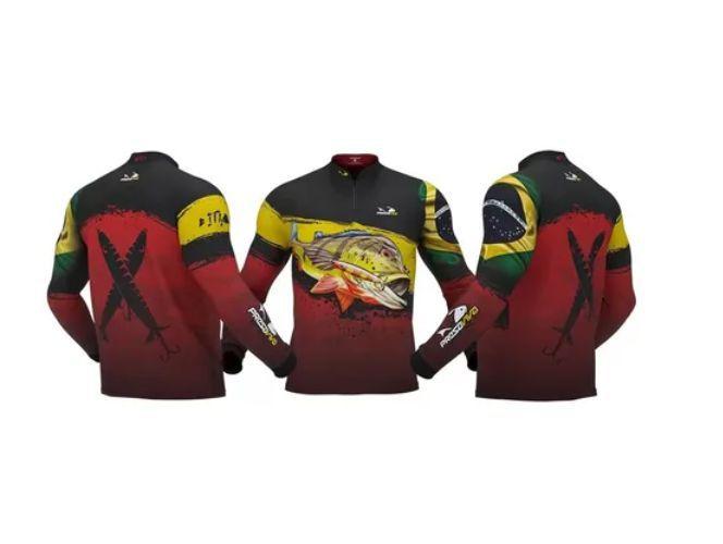 Imagem de Camisa Camiseta Pesca Presa Viva Tucunaré Açu Masculino 03 XXG