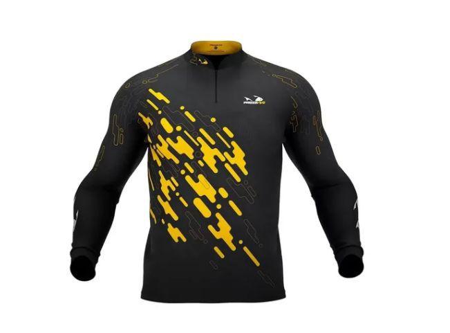 Imagem de Camisa Camiseta Pesca Presa Viva Tucunaré Amarelo Masc. 01 GG