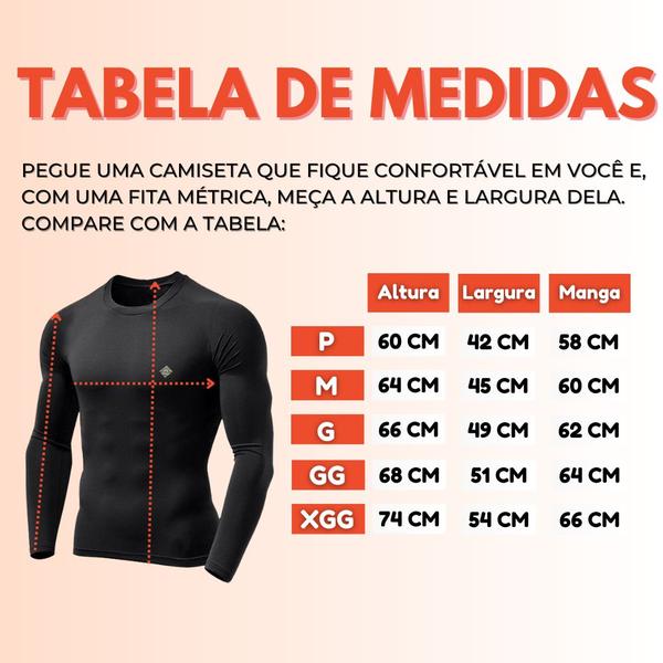 Imagem de Camisa Camiseta Proteção Solar Uv 50 Segunda Pele Dry Fit