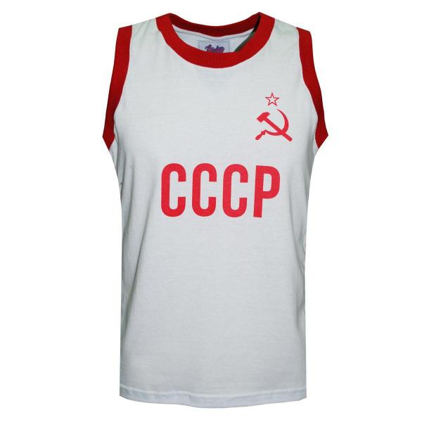 Imagem de Camisa CCCP União Soviética 80s Liga Retrô  Branca M