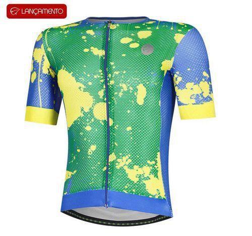 Imagem de Camisa Ciclismo 2023 Mtb Speed Masc Brasil Mauro Ribeiro