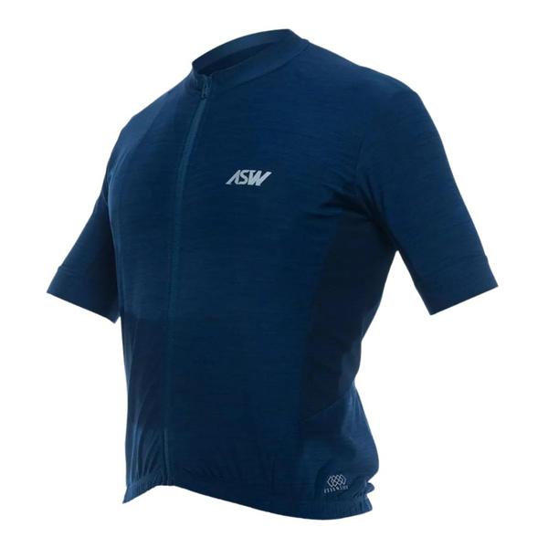 Imagem de Camisa Ciclismo Asw Essentials Plus Size Azul Marinho G2