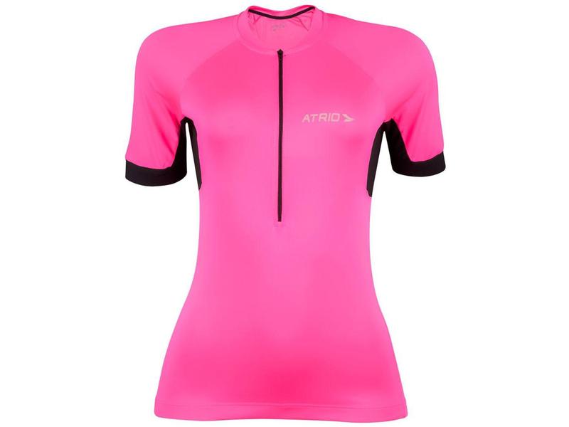 Imagem de Camisa Ciclismo Atrio Feminina Manga Curta Rosa