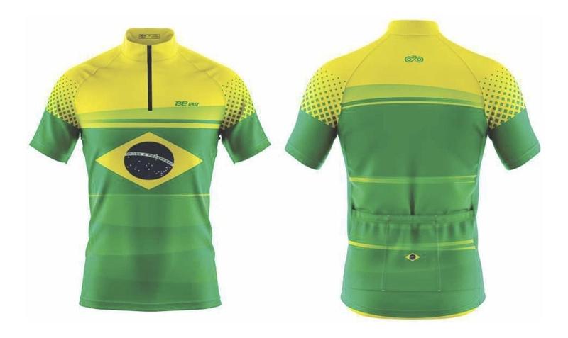 Imagem de Camisa Ciclismo Bike MTB C/ Proteção UV + Óculos Esportivo Espelhado + Par de Manguitos