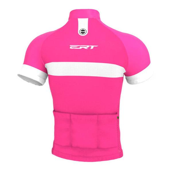 Imagem de Camisa Ciclismo Blusa Bike Ert Classic Rosa Stripe Pink