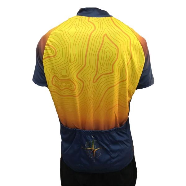 Imagem de Camisa ciclismo classic dry fit 545 amar/azul uv+50 be fast