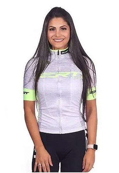 Imagem de Camisa  Ciclismo Elite ERT Racing Prata Slim Fit Mtb Speed