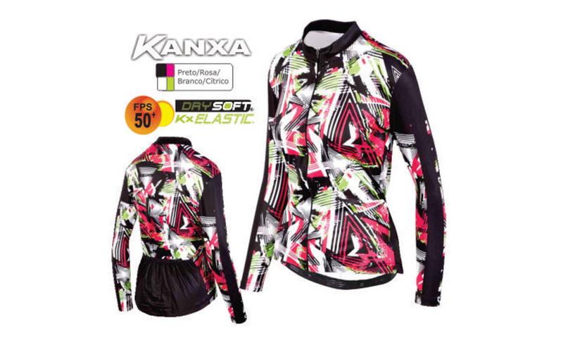 Imagem de Camisa Ciclismo Fancy Fem. Ref: 7422 Tam: G