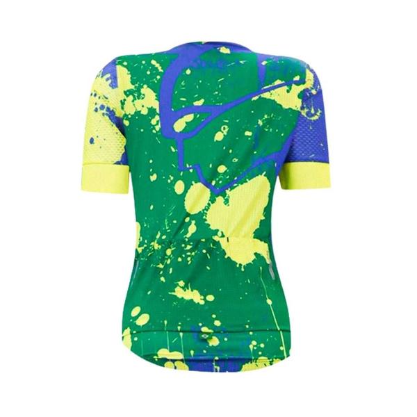 Imagem de Camisa Ciclismo Feminina Brasil Mauro Ribeiro